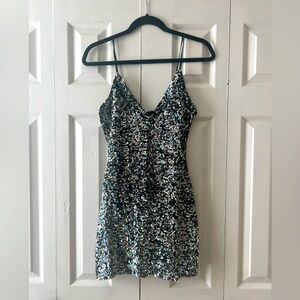 Sequin Black Dress